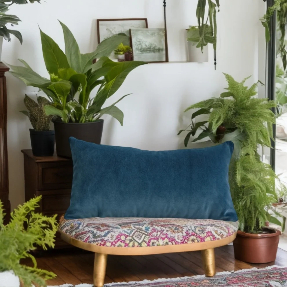 Miliva Home - Çift Taraflı Boho Kadife Yastık Kılıfı