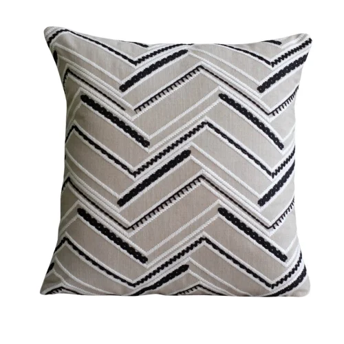 Miliva Home - Embroidered African Style Throw Pillow Cover