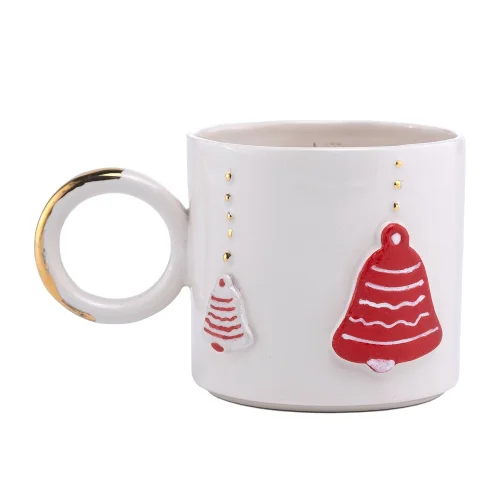 Mori Ceramic - Red Bell Mug