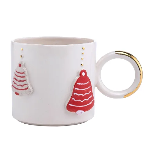 Mori Ceramic - Red Bell Mug