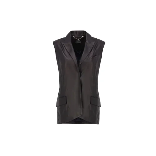 Fill In The Black - Ash Leather Vest