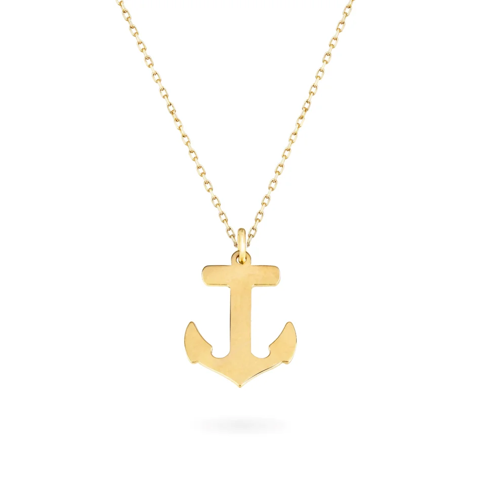 His - Anchor Necklace