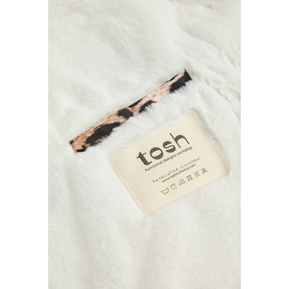 tosh workshop - Unisex Peluş Pelerin Mont