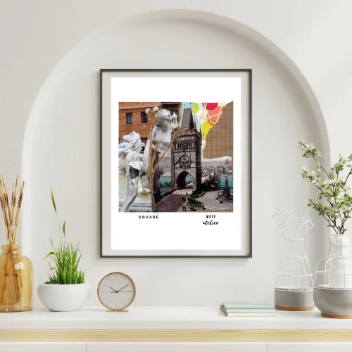 Muff Atelier - Square Home Wall Decor Art Print Poster