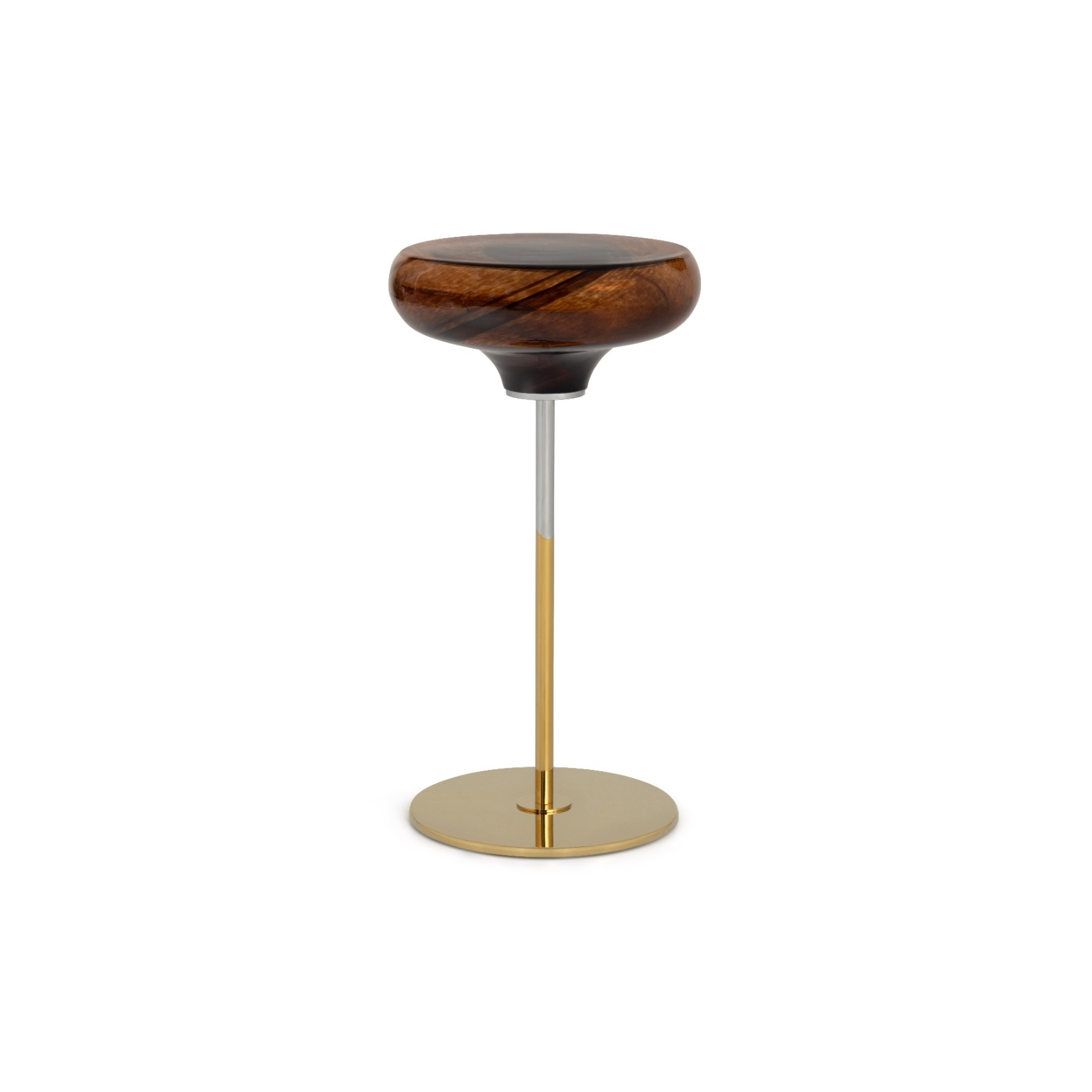 Lollipop Glass Side Table