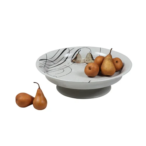 Warm Design	 - Vintage Ceramic Fruit Plate