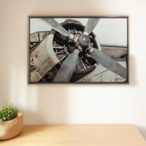 Warm Design	 - Vintage Airplane Propeller Wall Decor