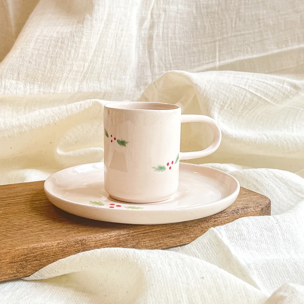 Mamezon Ceramics - Christmas Coffee And Espresso Cup