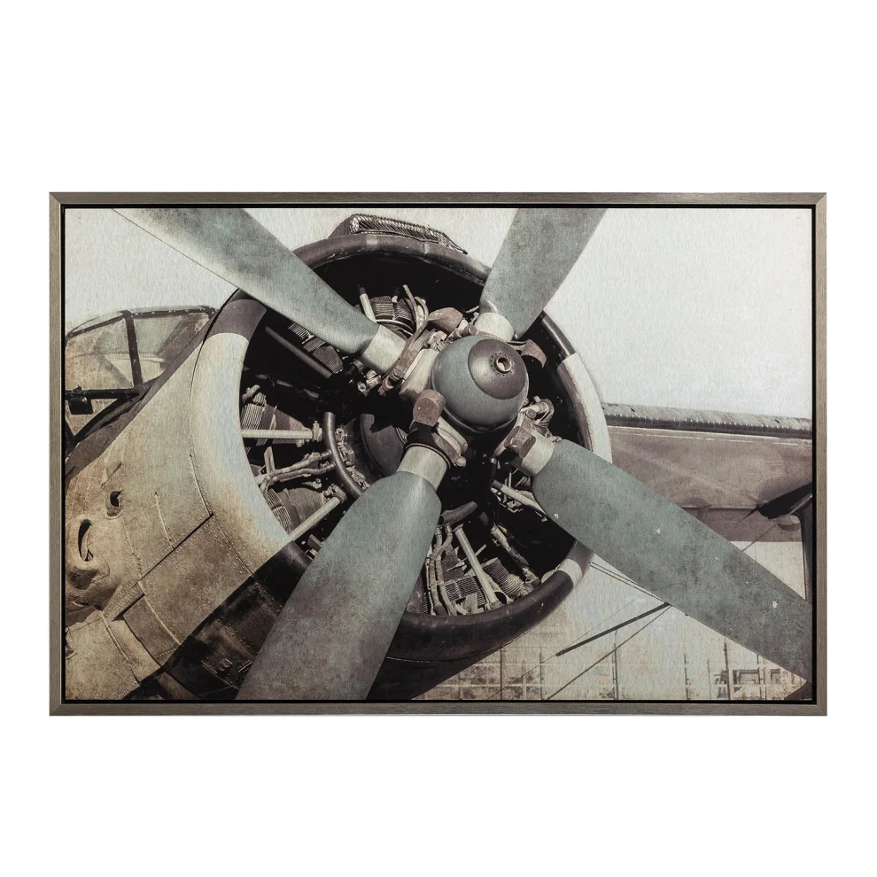 Warm Design	 - Vintage Airplane Propeller Wall Decor