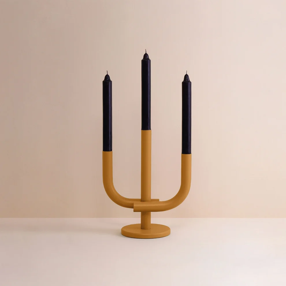 All is Minimal - Pipe Mini Candle Holder