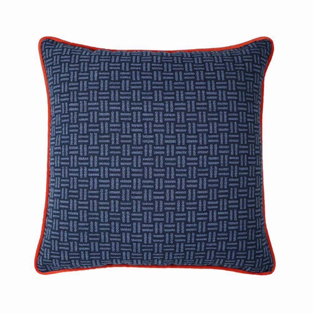 Self Patterned Decorative Pillow