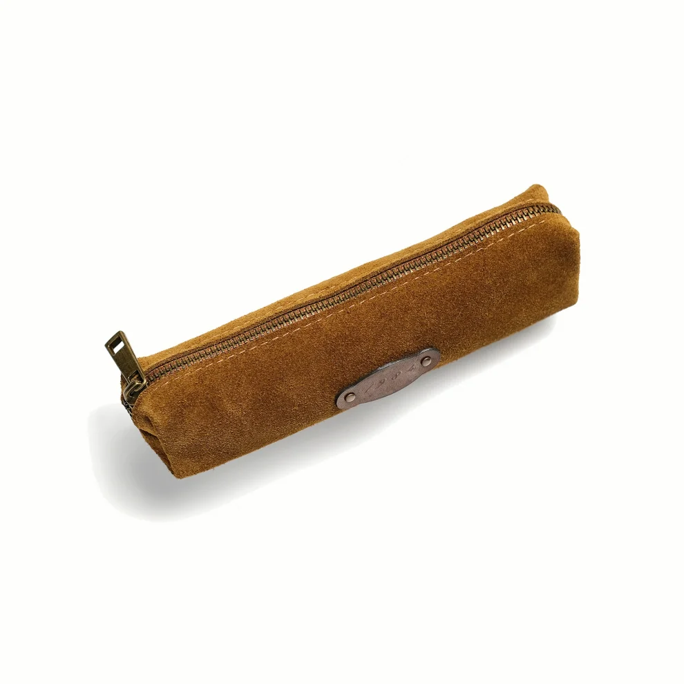1984 Leather Goods - Suede Holder / Cosmetic Bag