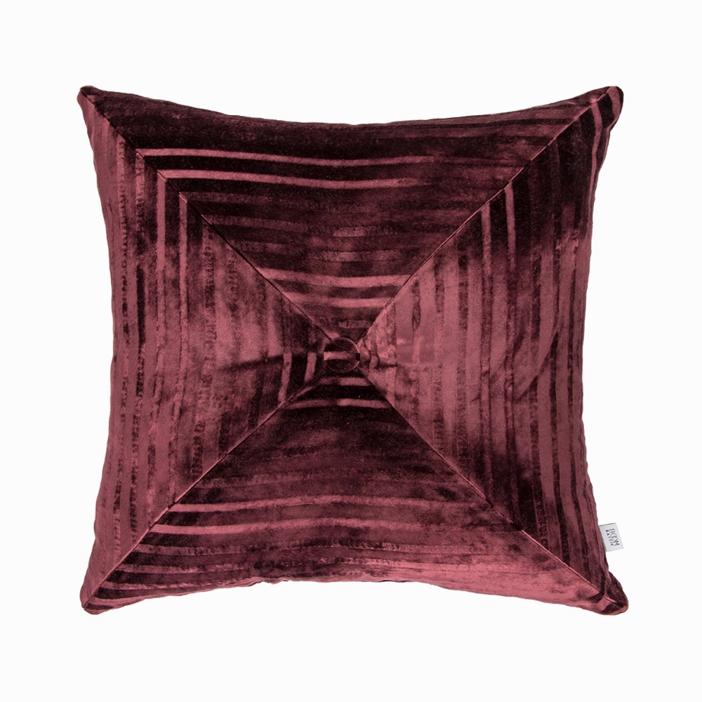 Buttoned Velvet Decorative Pillow