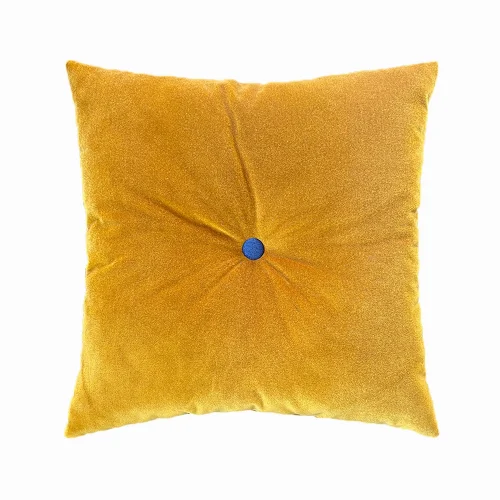 Boom Bastık - Buttoned Velvet Pillow