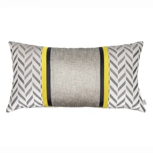 Zigzag Patterned Tape Pillow