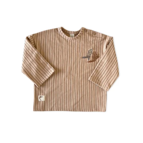 Auntie Me - Organic Wavy Striped Sweatshirt