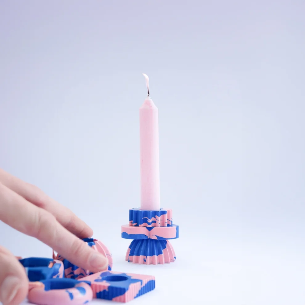 The Goatz Candles - Puzzle Candlestick Holder