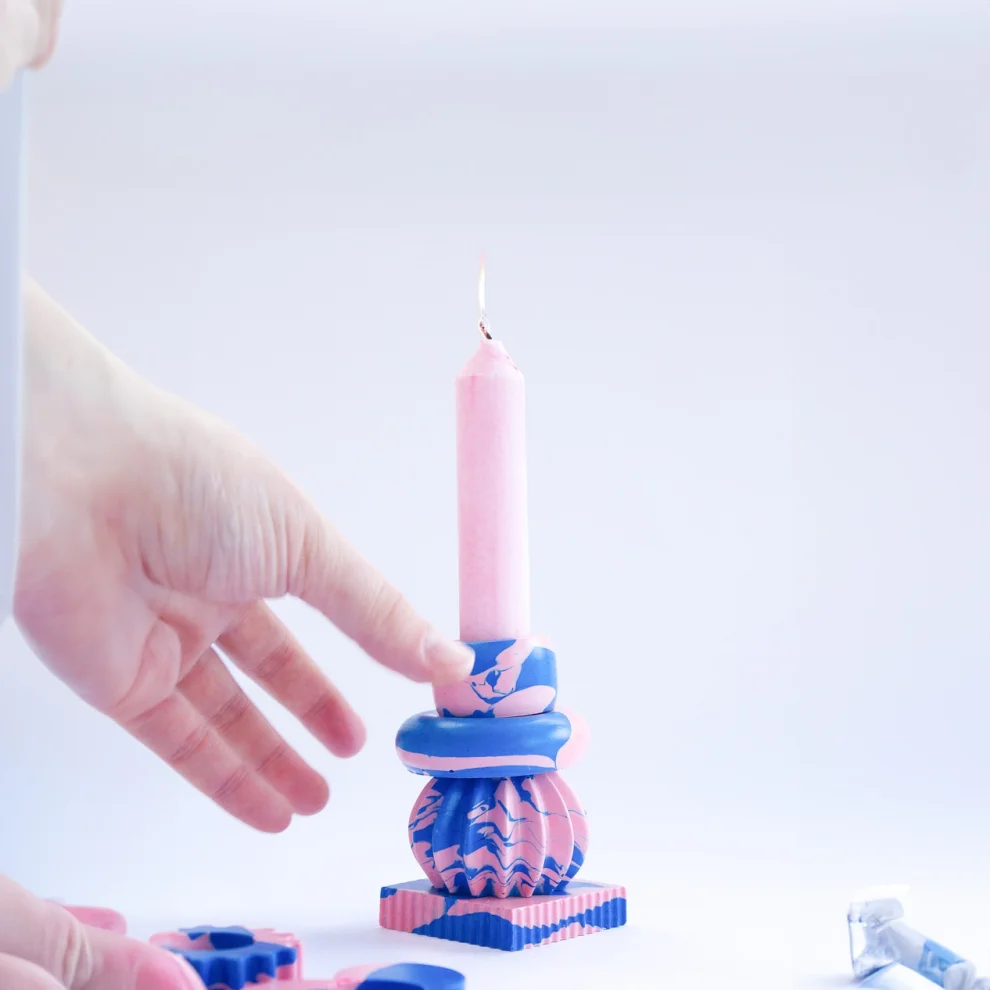 The Goatz Candles - Puzzle Candlestick Holder