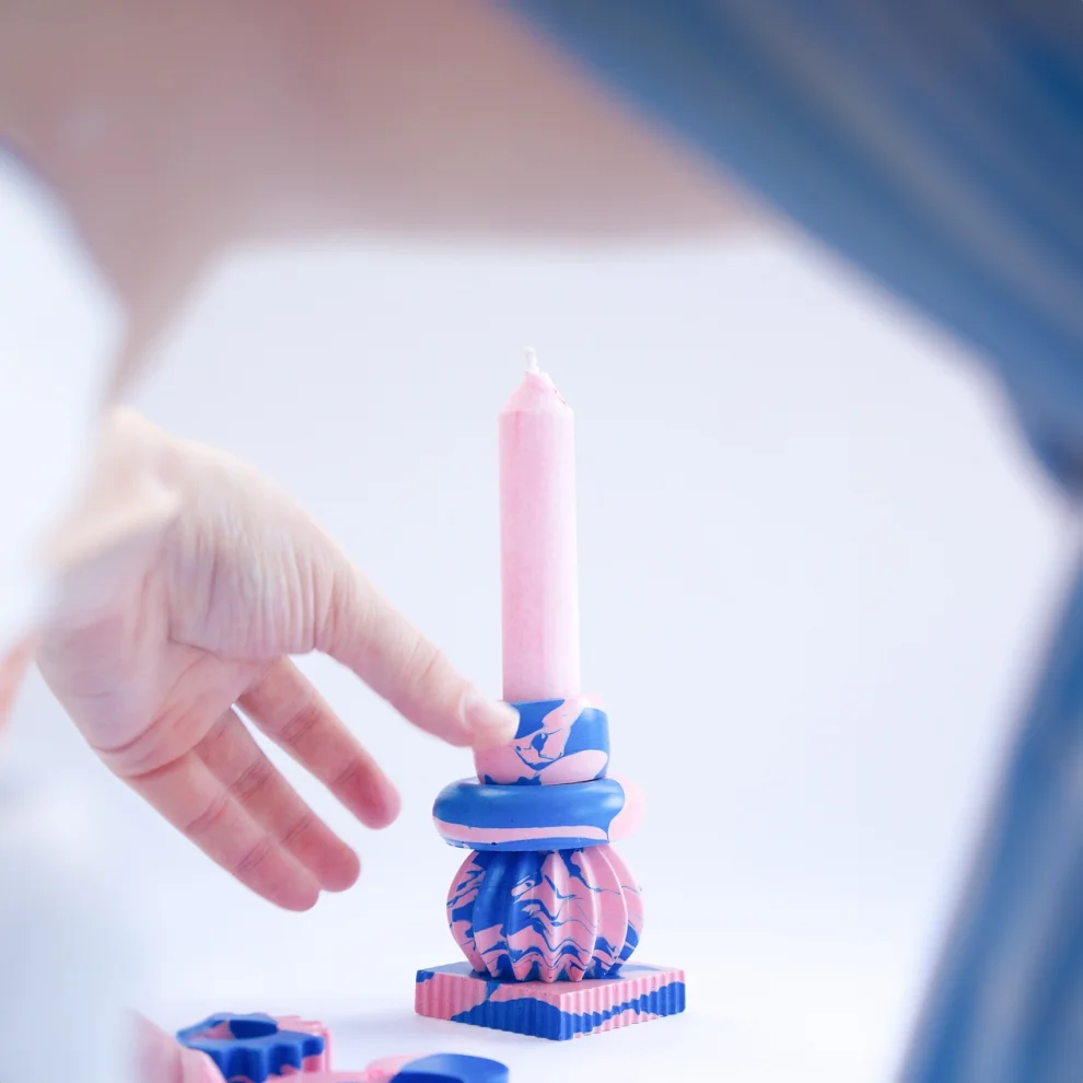 The Goatz Candles - Puzzle Candlestick Holder