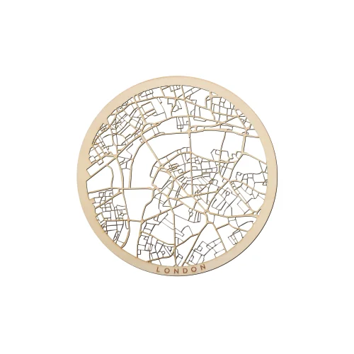 ODA.products - London Wooden City Map