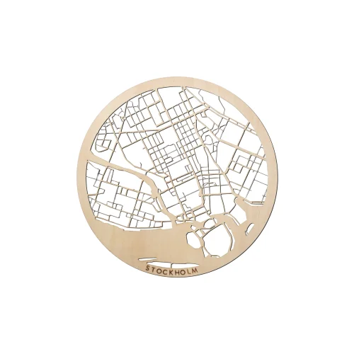 ODA.products - Stockholm Wooden City Map