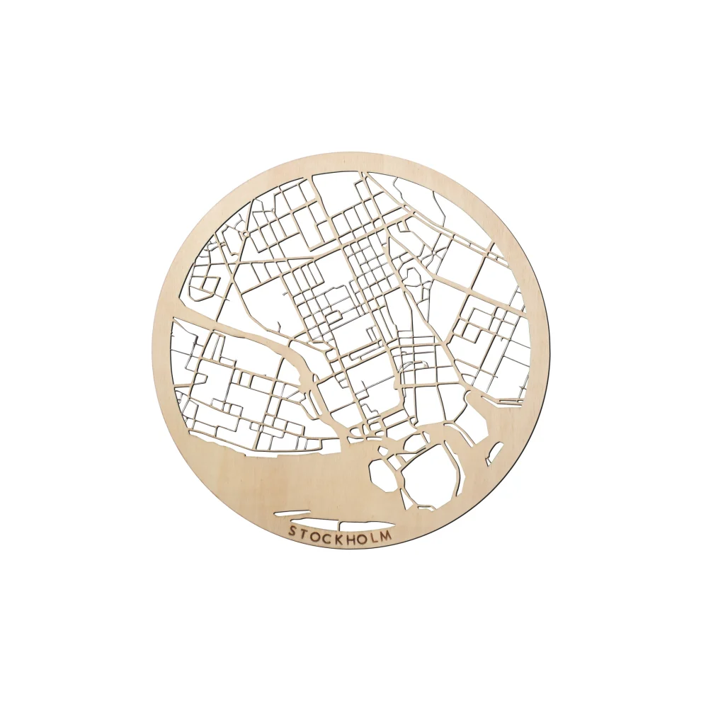 ODA.products - Stockholm Wooden City Map