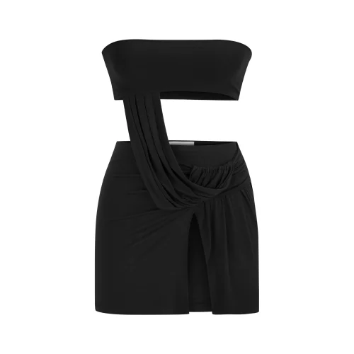 Tiny - Z Detaylı Straplez Elbise