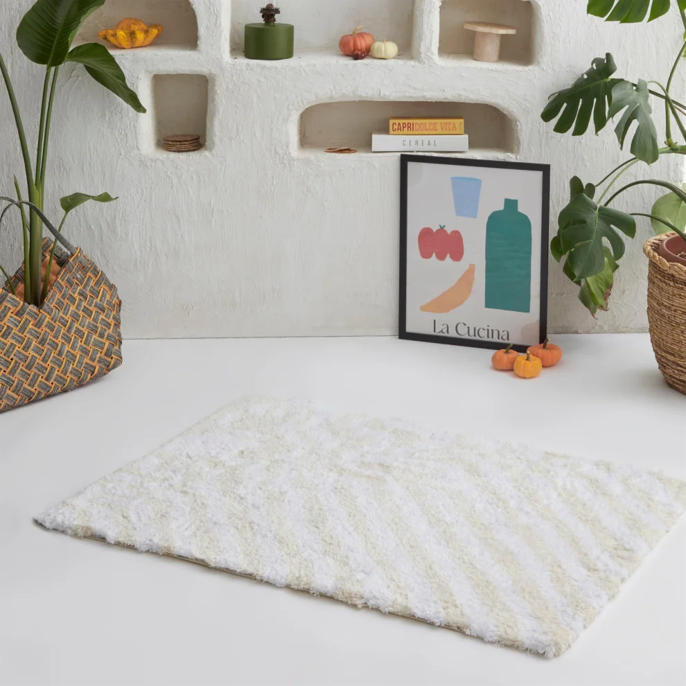 Sole Mio Collection - Sole Linea Tufting Koton Halı