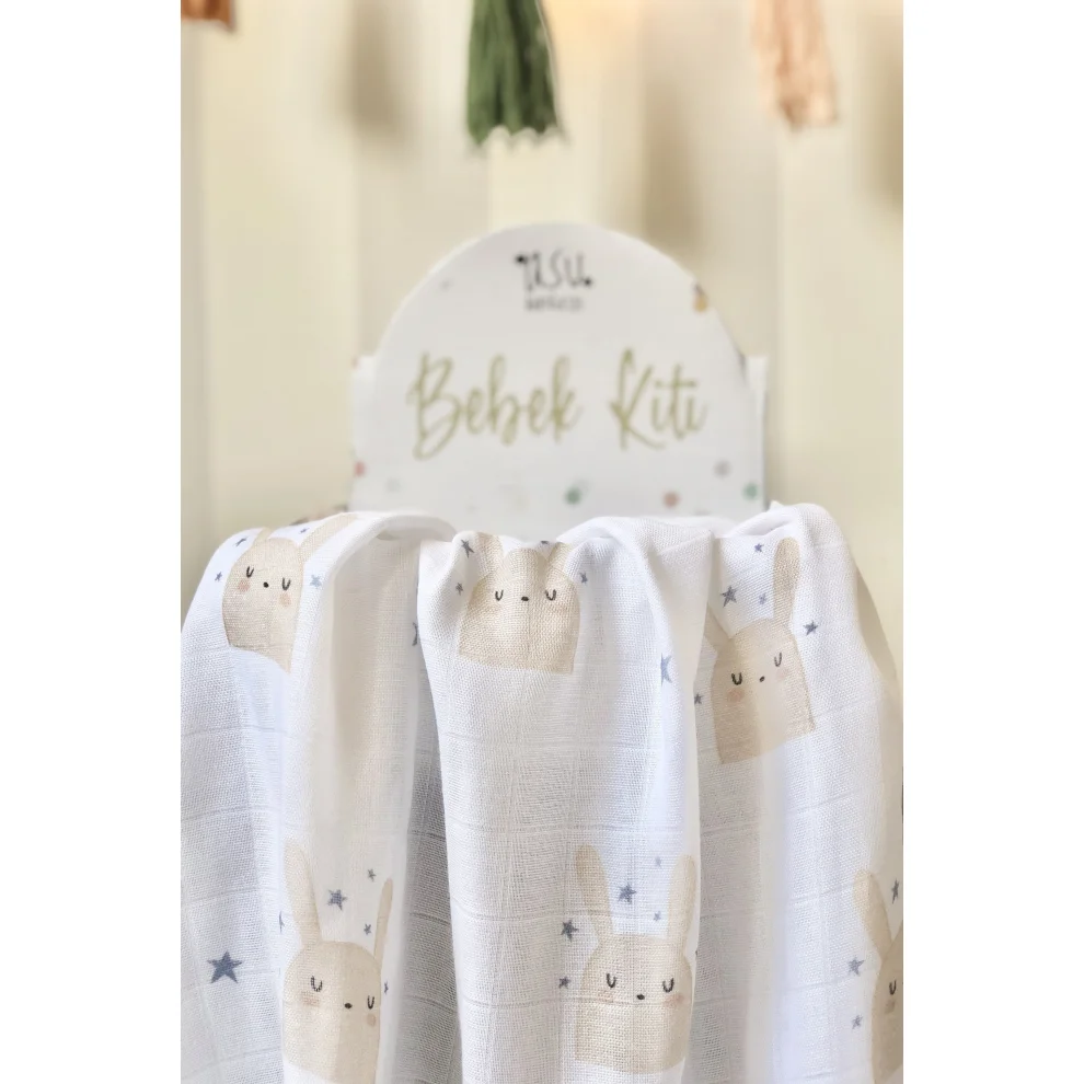 Asu Baby&Kids - Sleepy Bunny Organic Cotton Baby Kit Gift Set