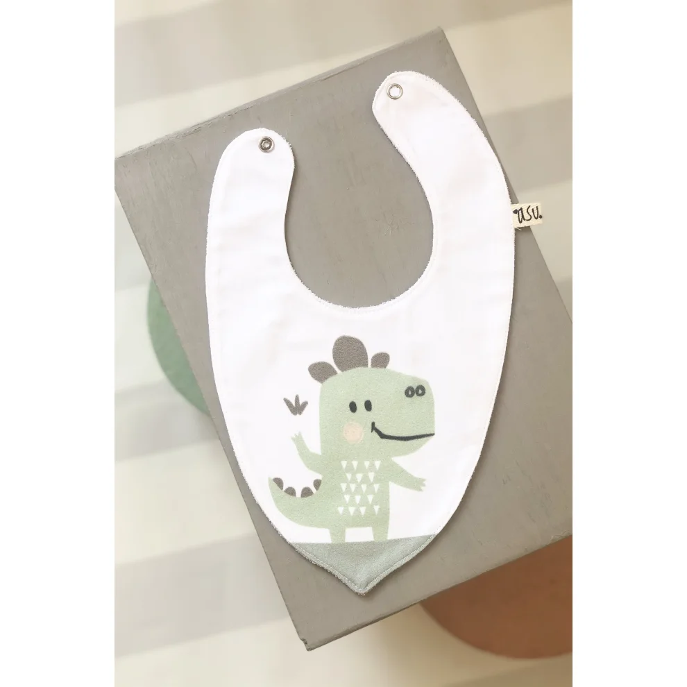 Asu Baby&Kids - Traveller Dino Organic Cotton Baby Kit Gift Set