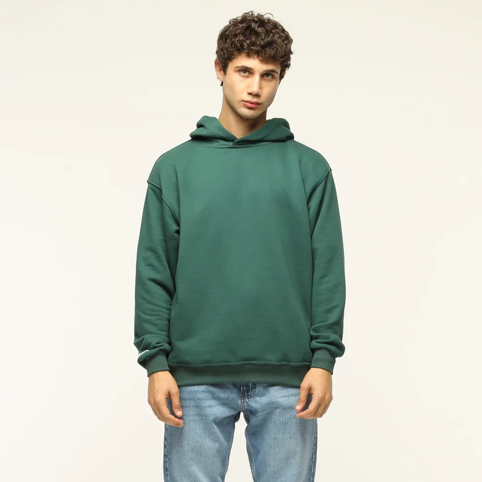 Monarq - Embroidered Hooded Sweatshirt