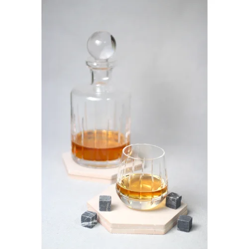 Aurora Glass - 2'li Civi Whiskey Glass