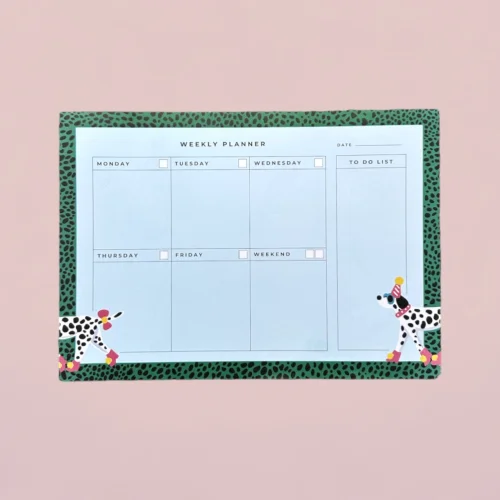 Hello Melody - Dalmatian Desk Planner