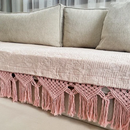Macra Home - Macrame Detailed Bed-sofa Cover