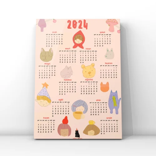 Pilea Artsy - 2024 Kid Calender