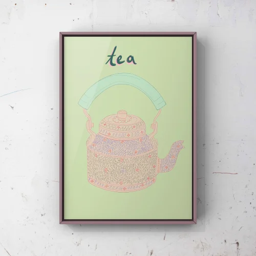 Pilea Artsy - Tea Time Print