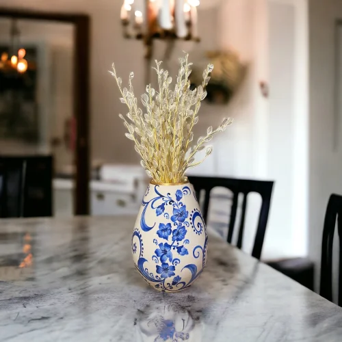 Füreya Art - Bleu Blanc Vase