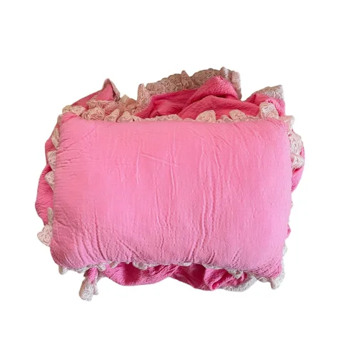 Macra Home - Pink Handmade Baby Bedspread Set
