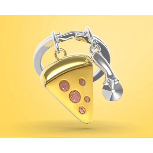 Metalmorphose - Pizza Keychain