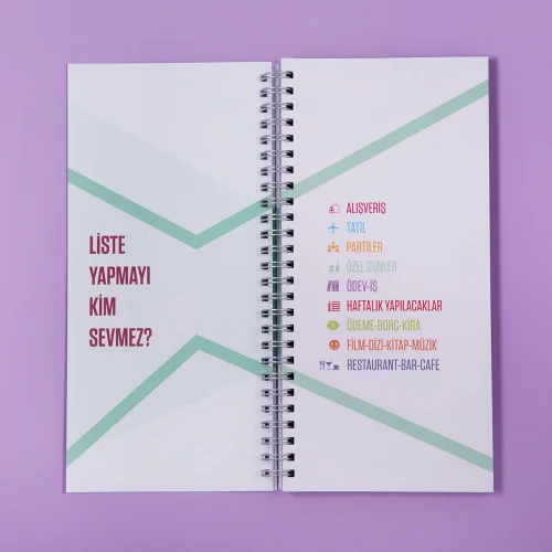 PK Design - Liste Yapmayı Sevenler Kulübü Notebook