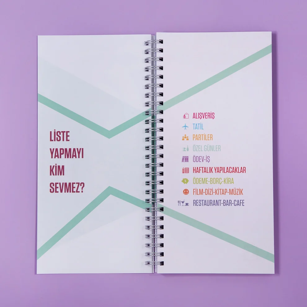 PK Design - Liste Yapmayı Sevenler Kulübü Notebook