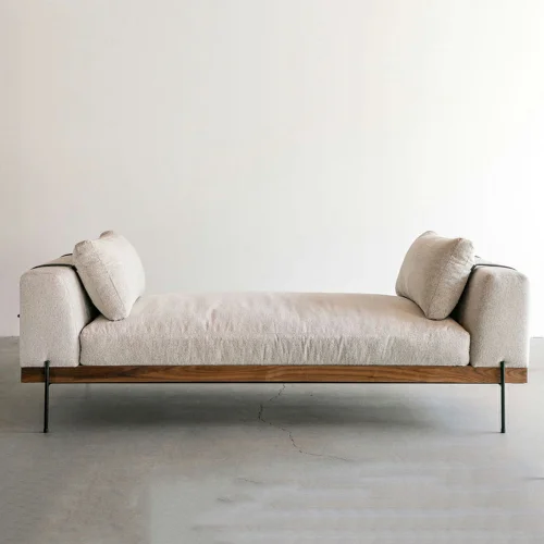 Sohomanje - Doğal Ahşap Keten Daybed