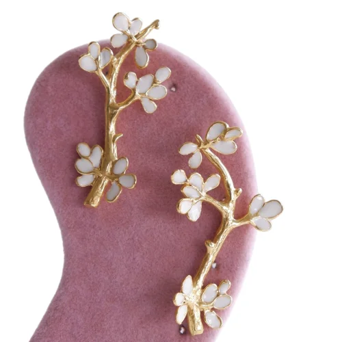 Derya Hayırlı - Cherry Blossom Earrings