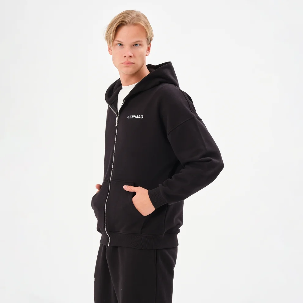 Gennaro - Oversize Zip Hoodie