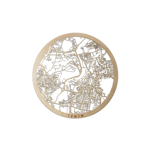 ODA.products - Izmir  Wooden City Map