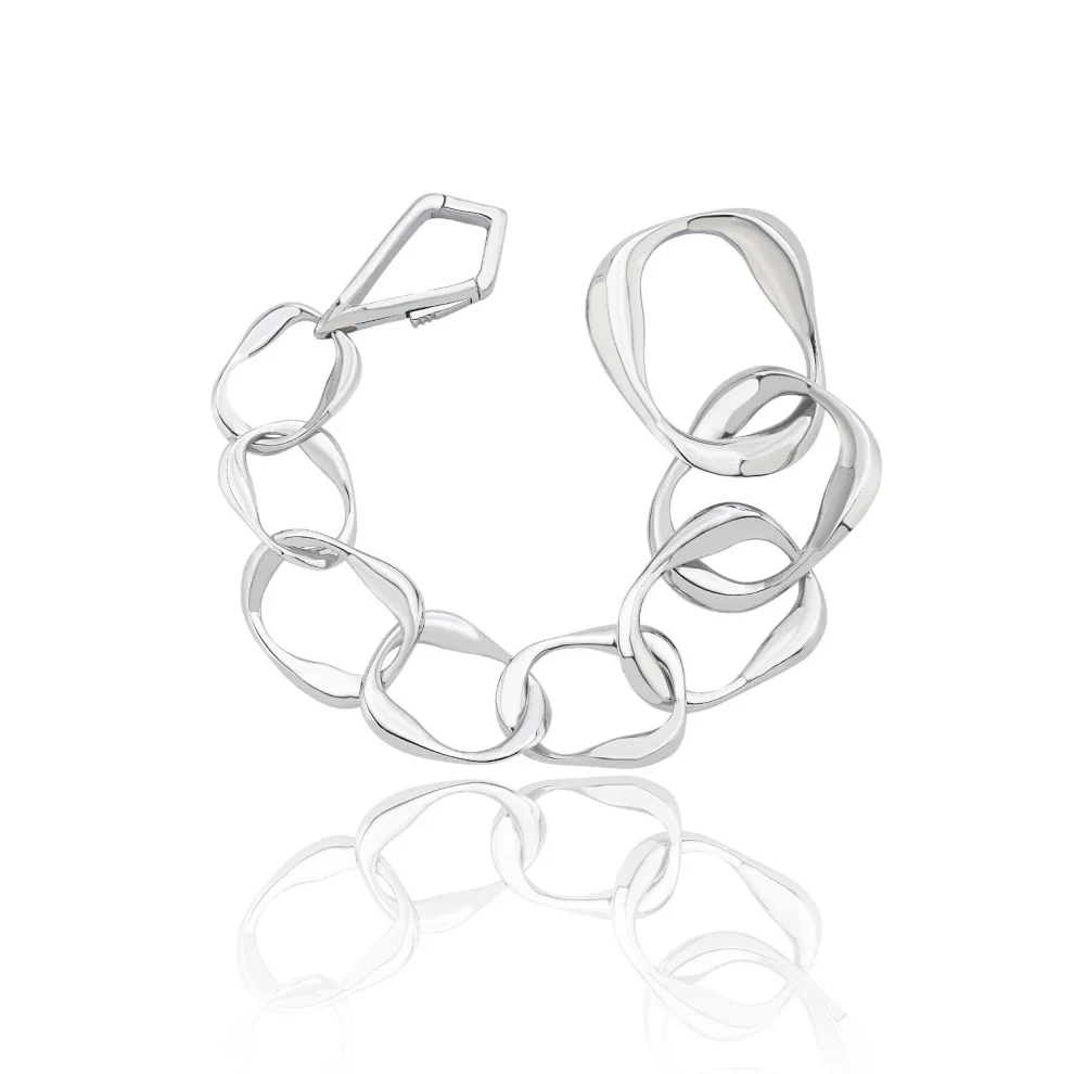 Mishka Jewelry - Aura Silver Chain Bracelet