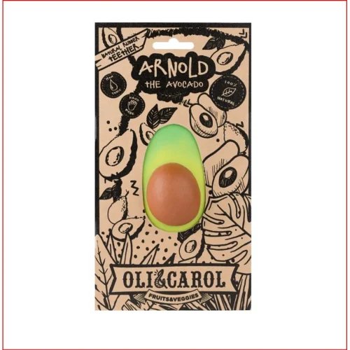 Oli&Carol - Arnold The Avocado Baby Teether
