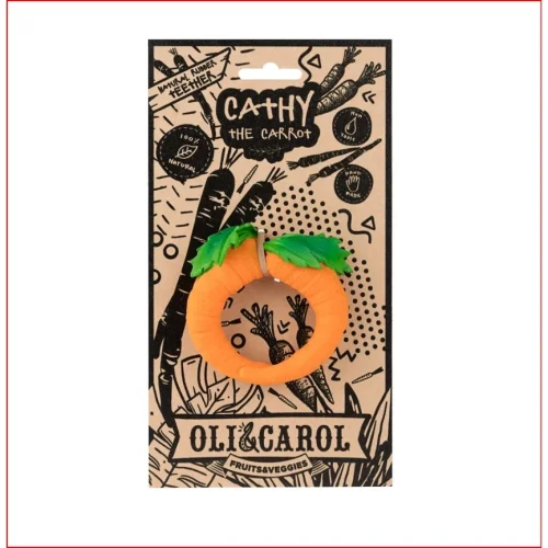 Oli&Carol - Cathy The Carrot Baby Teether