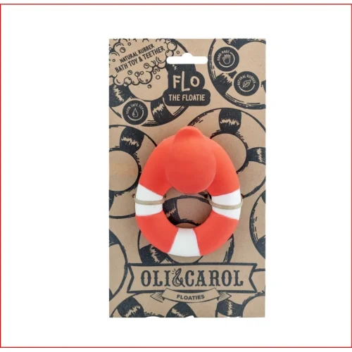 Oli&Carol - Flo The Floatie Red Bath Toy