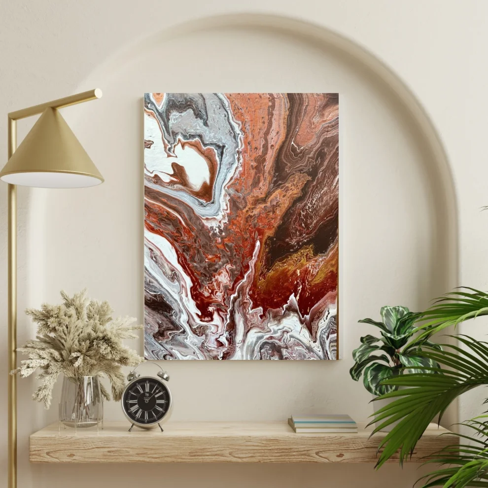 Pourbias - Terra Rosa Acrylic Canvas
